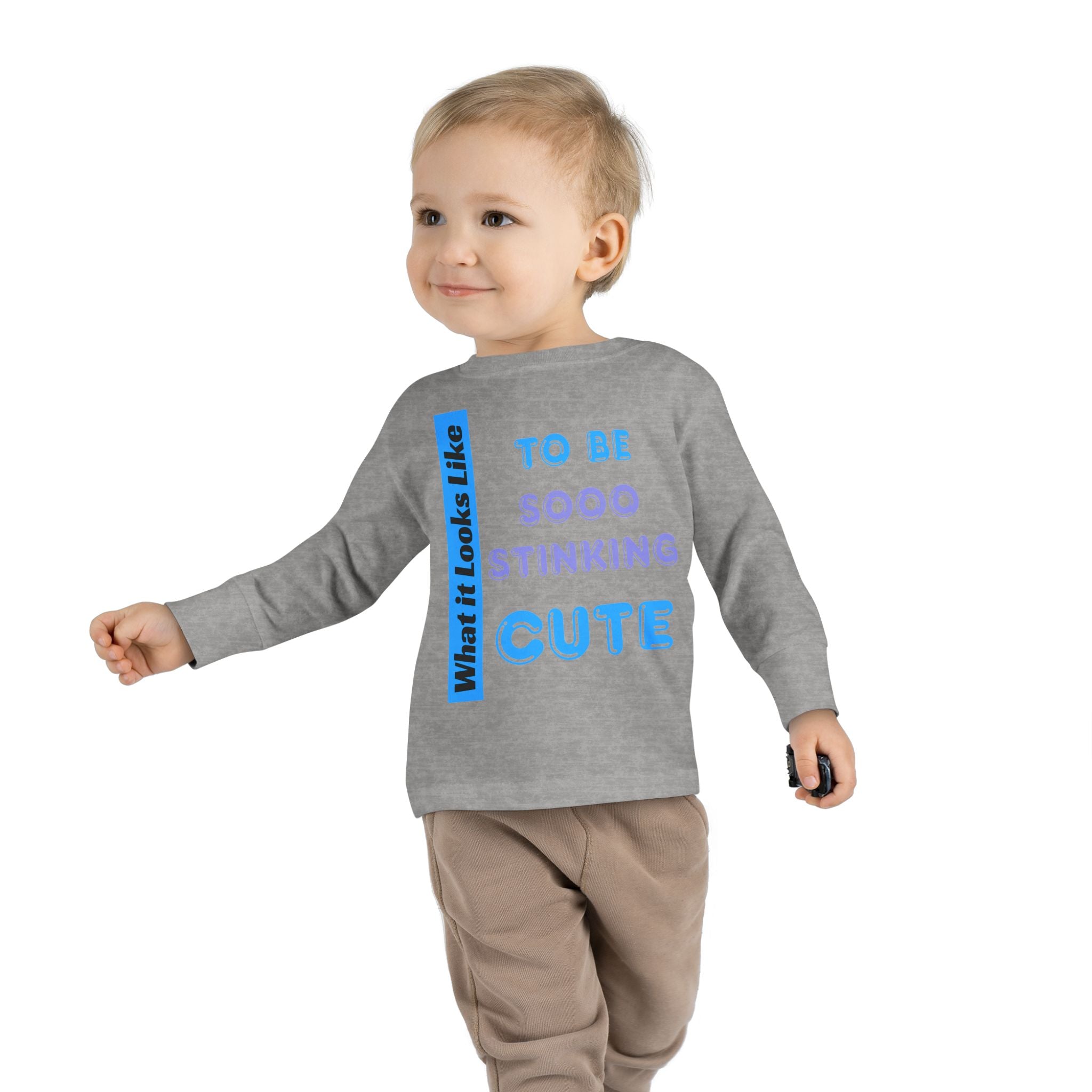 Sooo Stinking Cute Toddler Boy Toddler Long Sleeve Tee