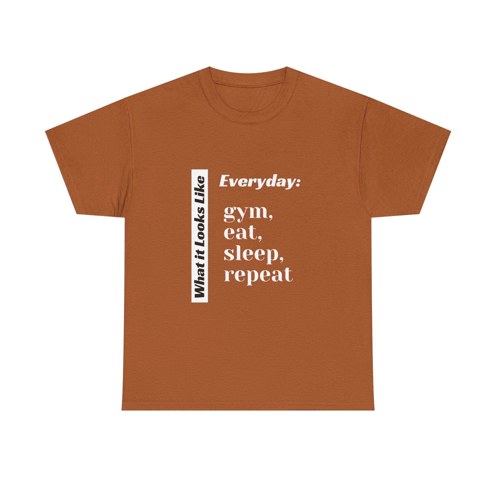 Gym Eat Sleep Repeat T-Shirt | Workout Quote Tee