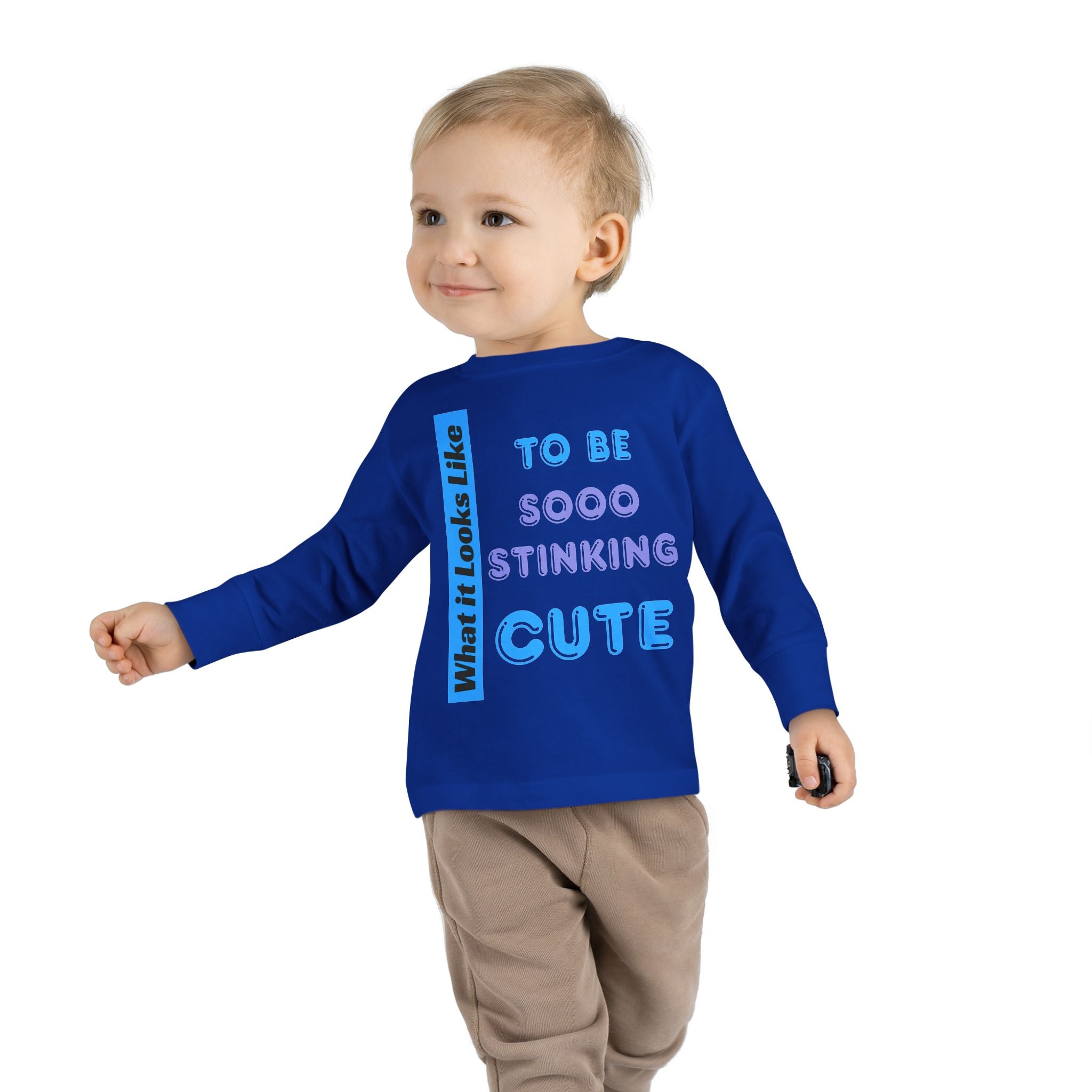 Sooo Stinking Cute Toddler Boy Toddler Long Sleeve Tee