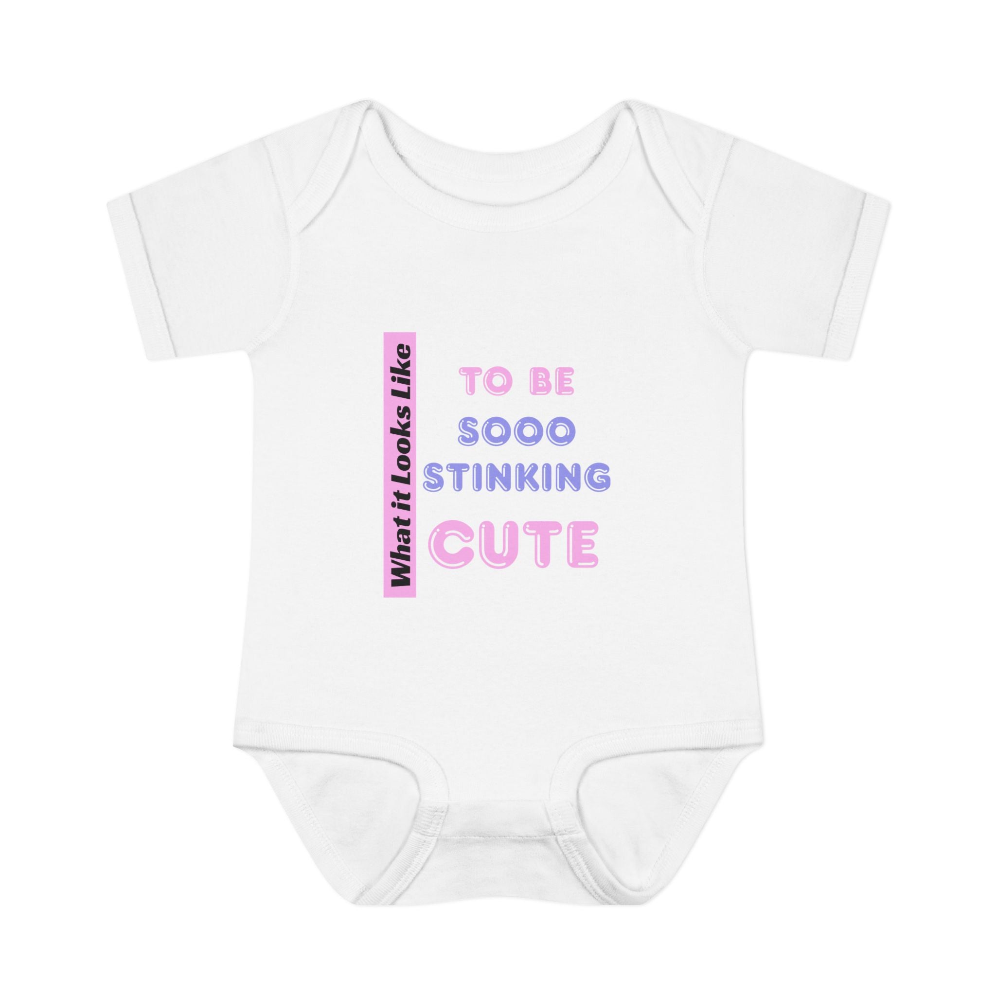 Infant Baby Onesie - Sooo Stinking Cute baby girl bodysuit