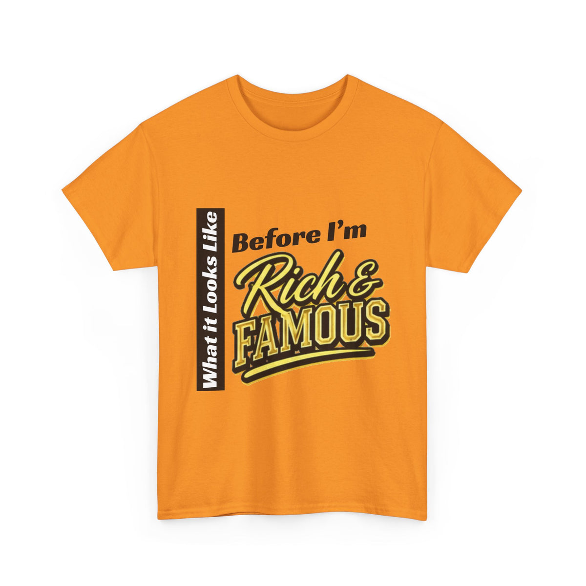 T-Shirt What It Looks Like Before I'm Rich and Famous