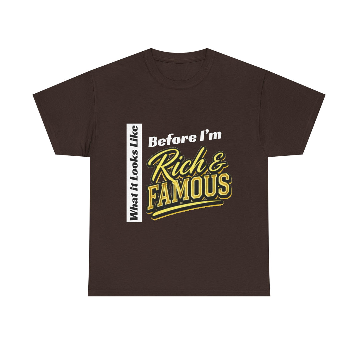 T-Shirt What It Looks Like Before I'm Rich and Famous