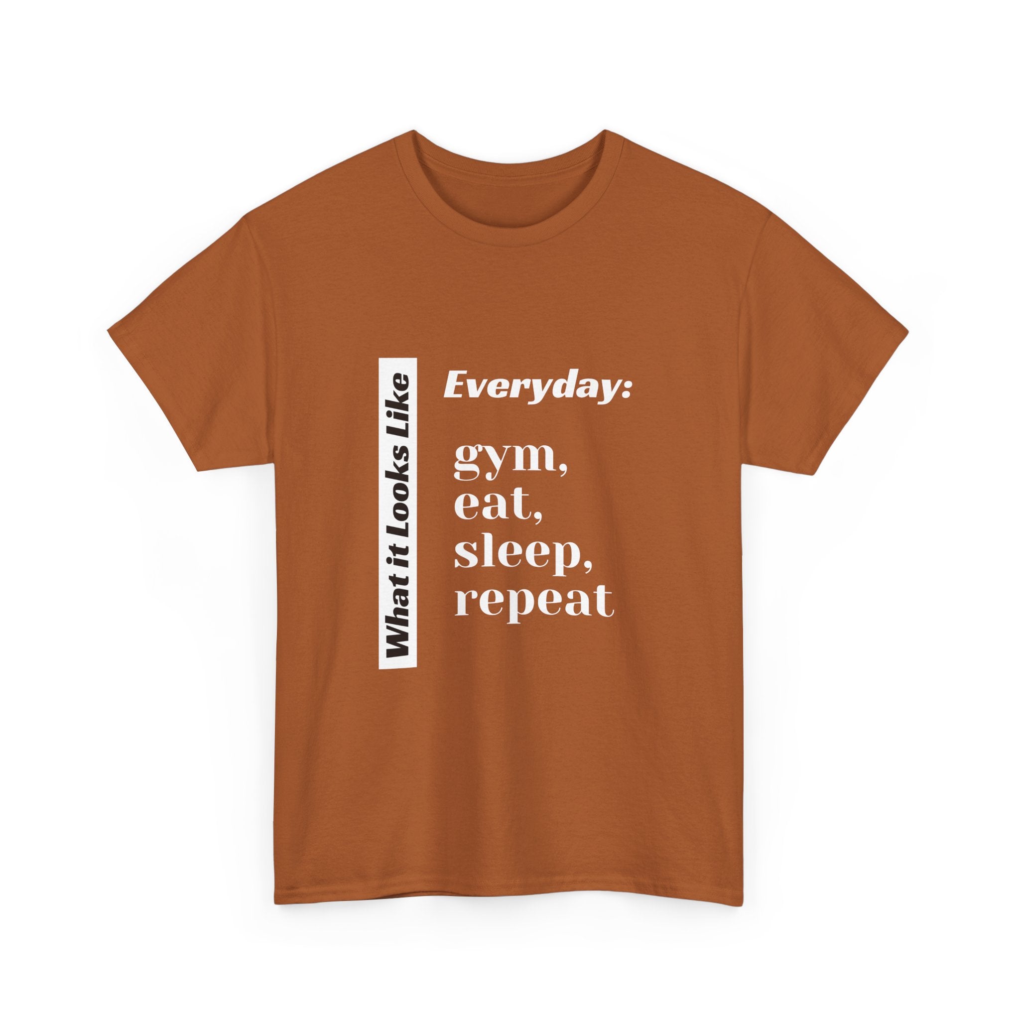 Gym Eat Sleep Repeat T-Shirt | Workout Quote Tee