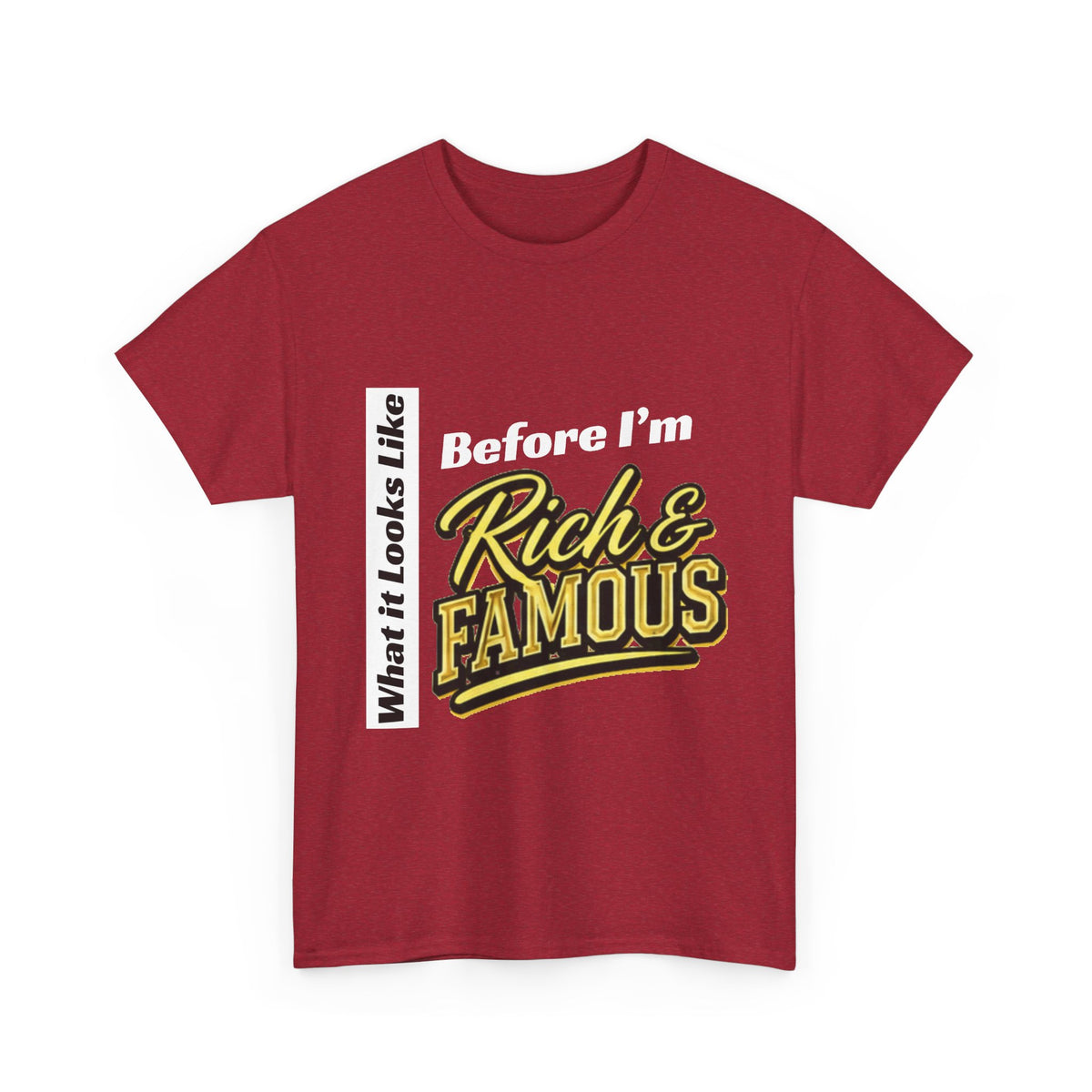 T-Shirt What It Looks Like Before I'm Rich and Famous