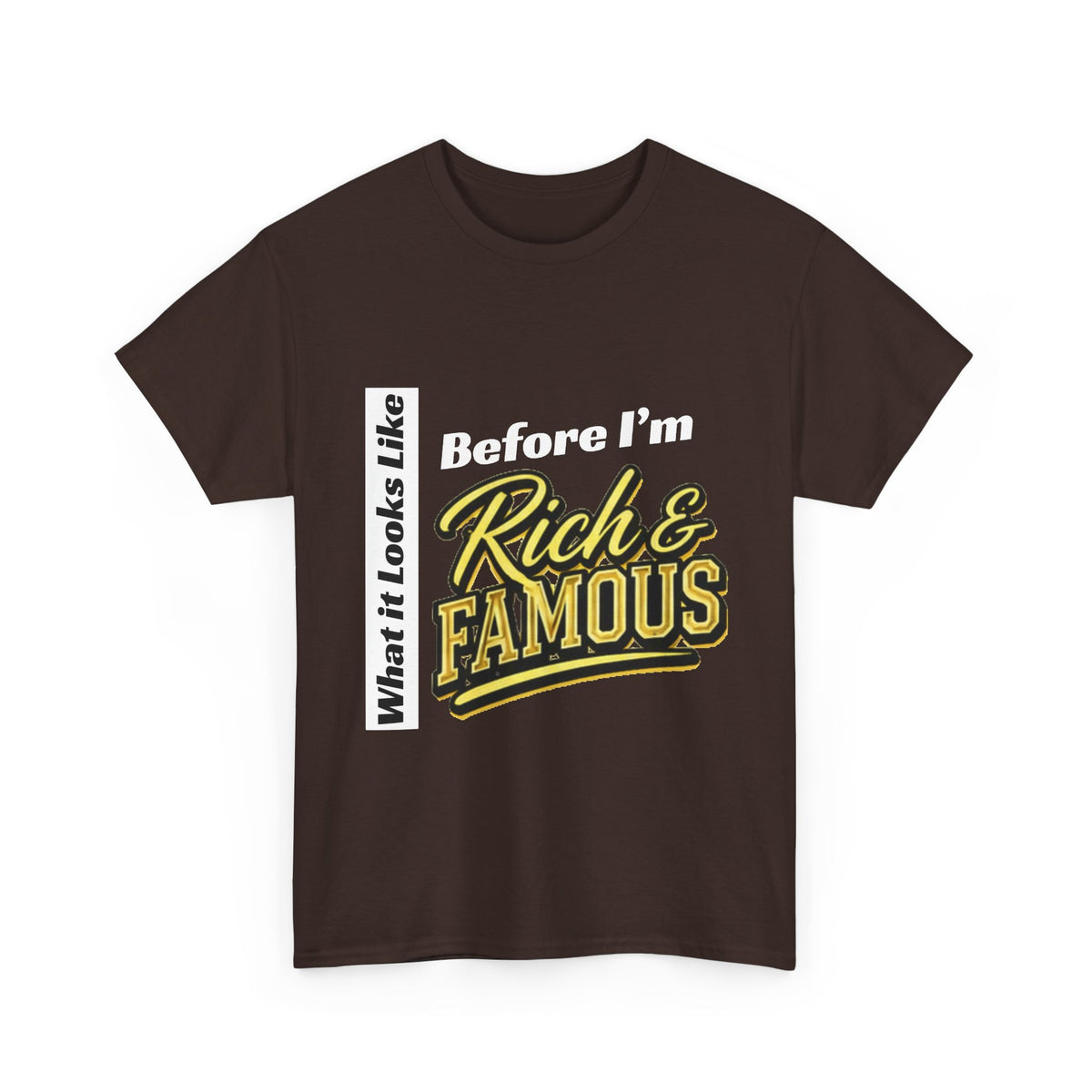 T-Shirt What It Looks Like Before I'm Rich and Famous