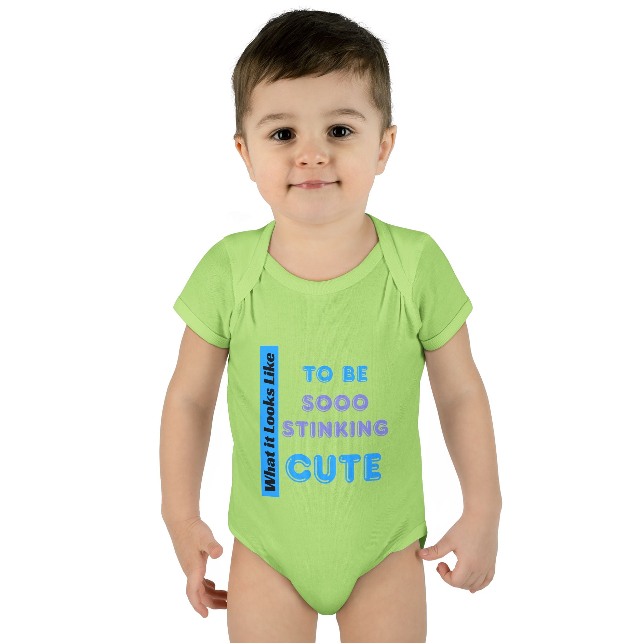 Infant Baby Onesie - Sooo Stinking Cute Baby Boy Bodysuit