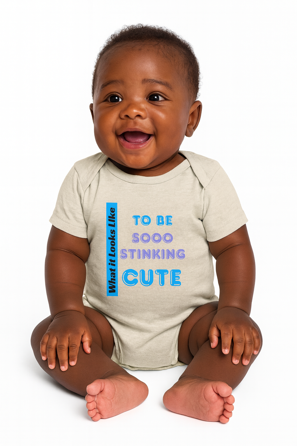 Infant Baby Onesie - Sooo Stinking Cute Baby Boy Bodysuit