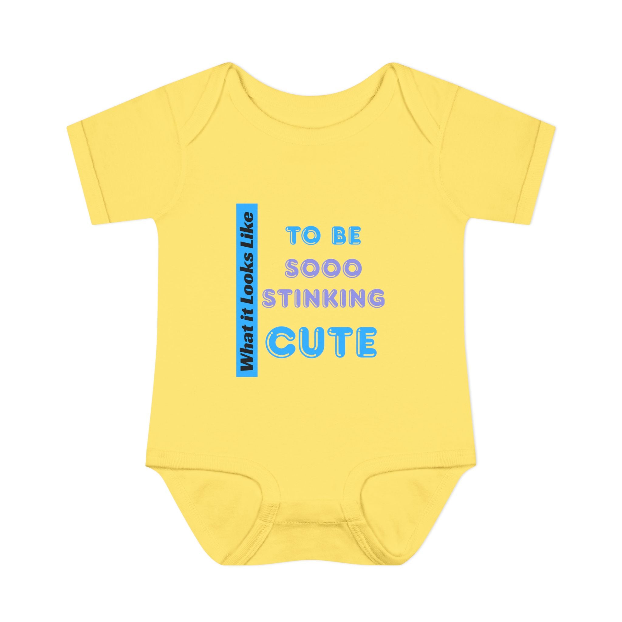 Infant Baby Onesie - Sooo Stinking Cute Baby Boy Bodysuit