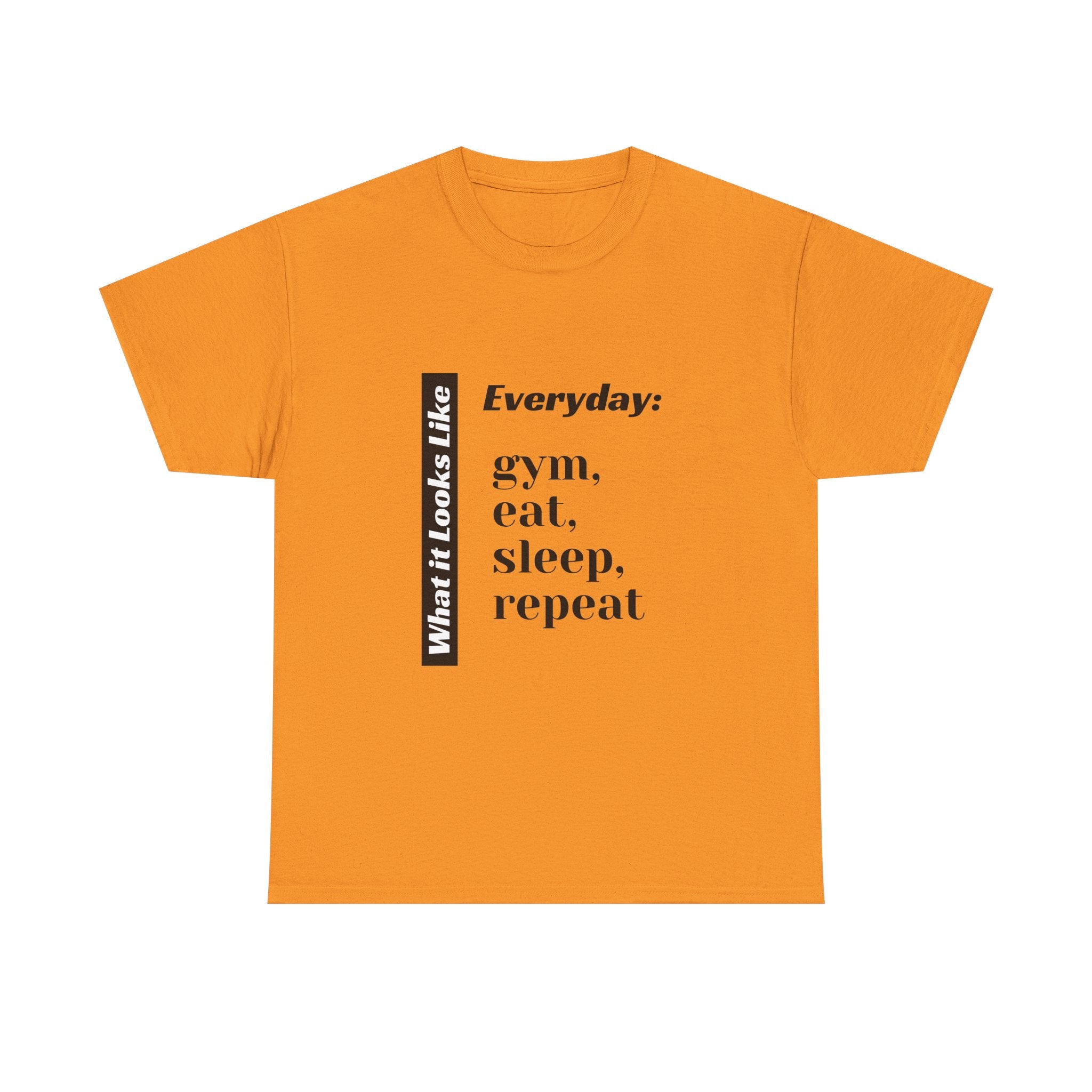 Gym Eat Sleep Repeat T-Shirt | Workout Quote Tee