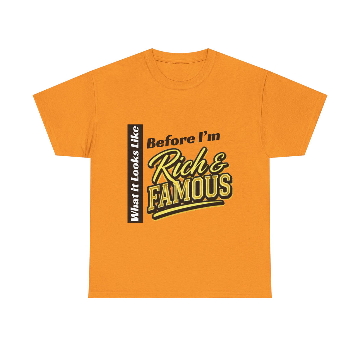 T-Shirt What It Looks Like Before I'm Rich and Famous