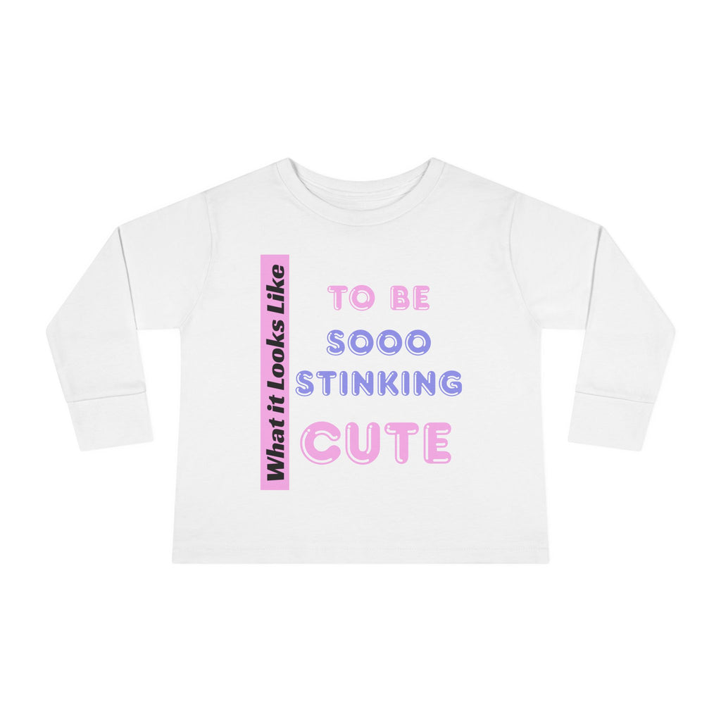 Toddler Tee - Sooo Stinking Cute Toddler Girl Design