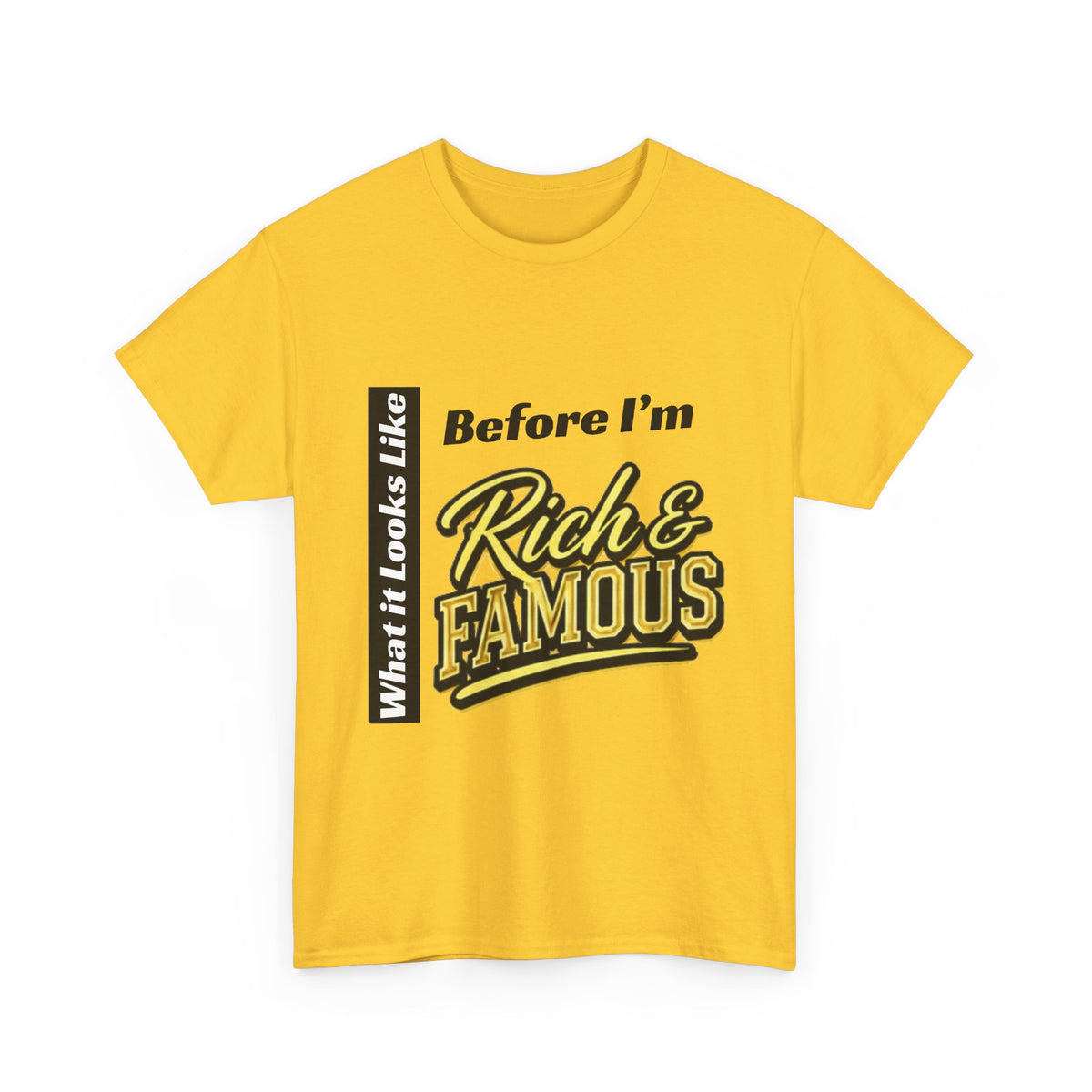 T-Shirt What It Looks Like Before I'm Rich and Famous