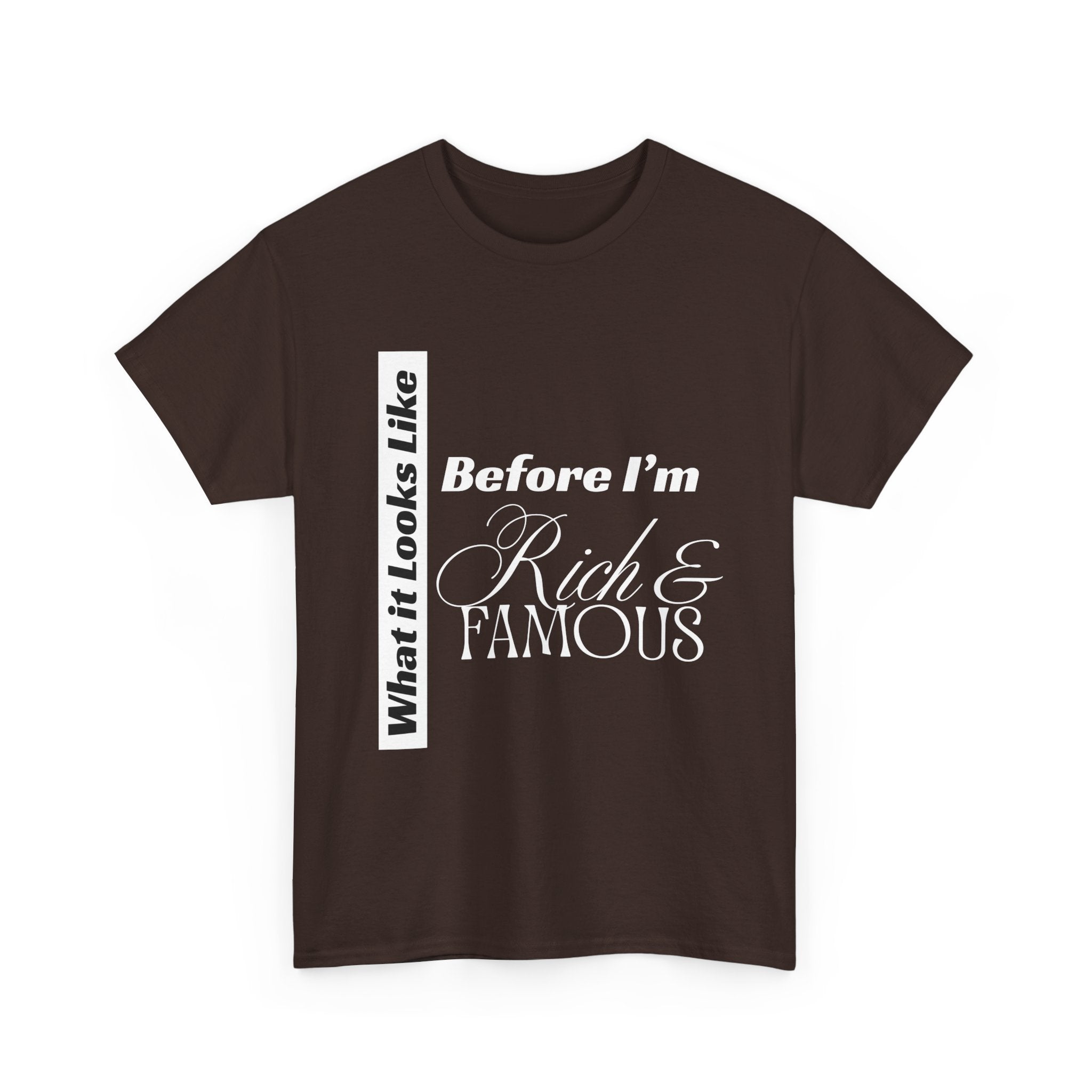 T-Shirt What It Looks Like Before I'm Rich & Famous