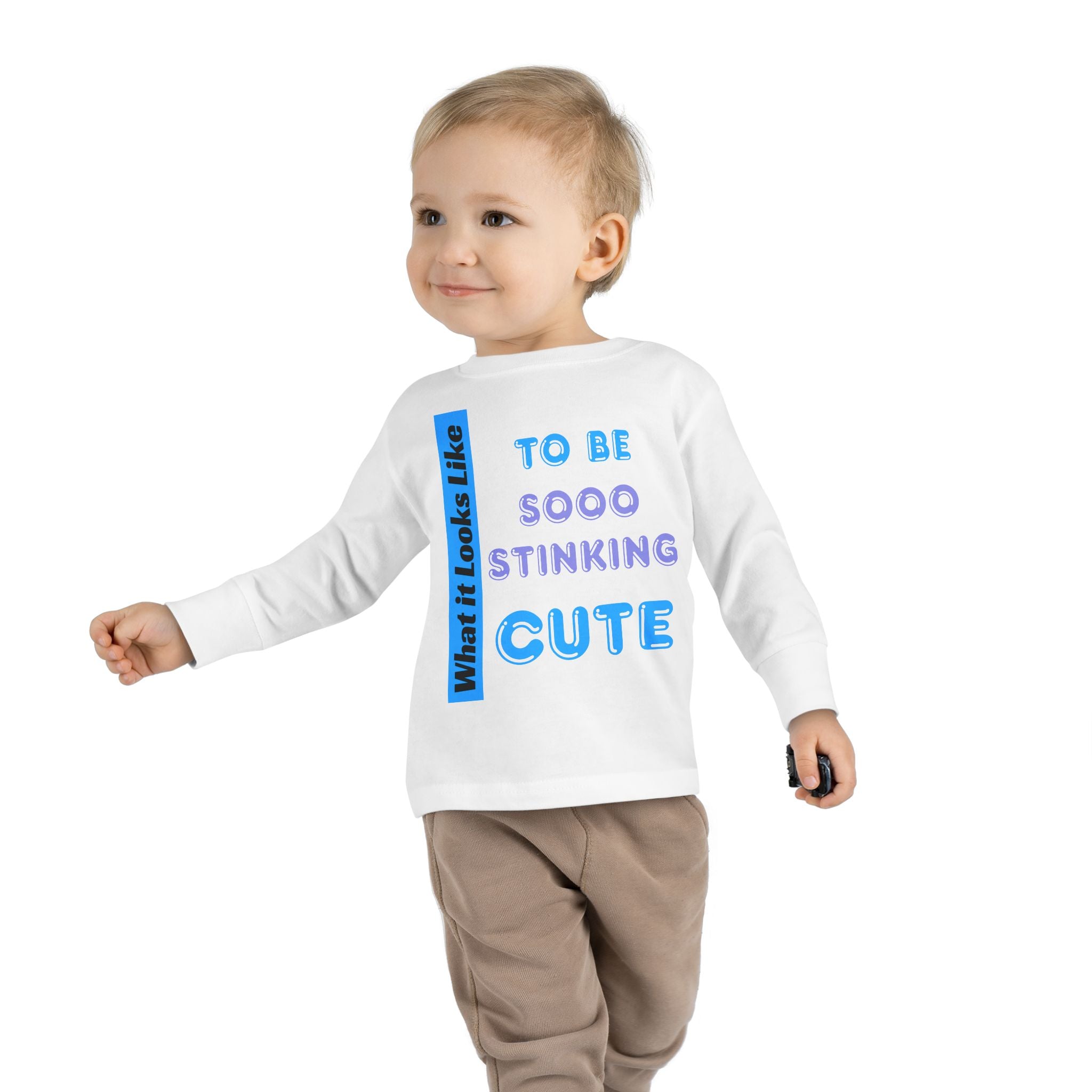 Sooo Stinking Cute Toddler Boy Toddler Long Sleeve Tee