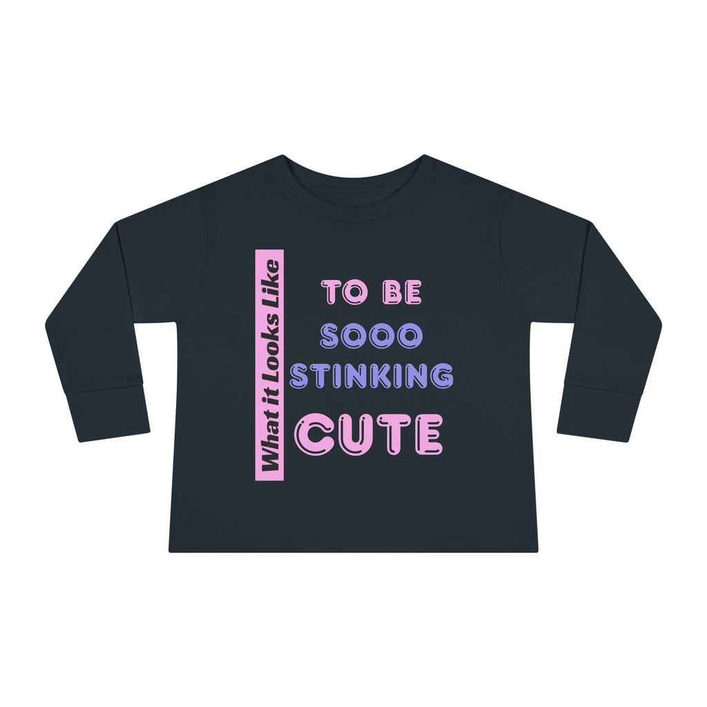 Toddler Tee - Sooo Stinking Cute Toddler Girl Design