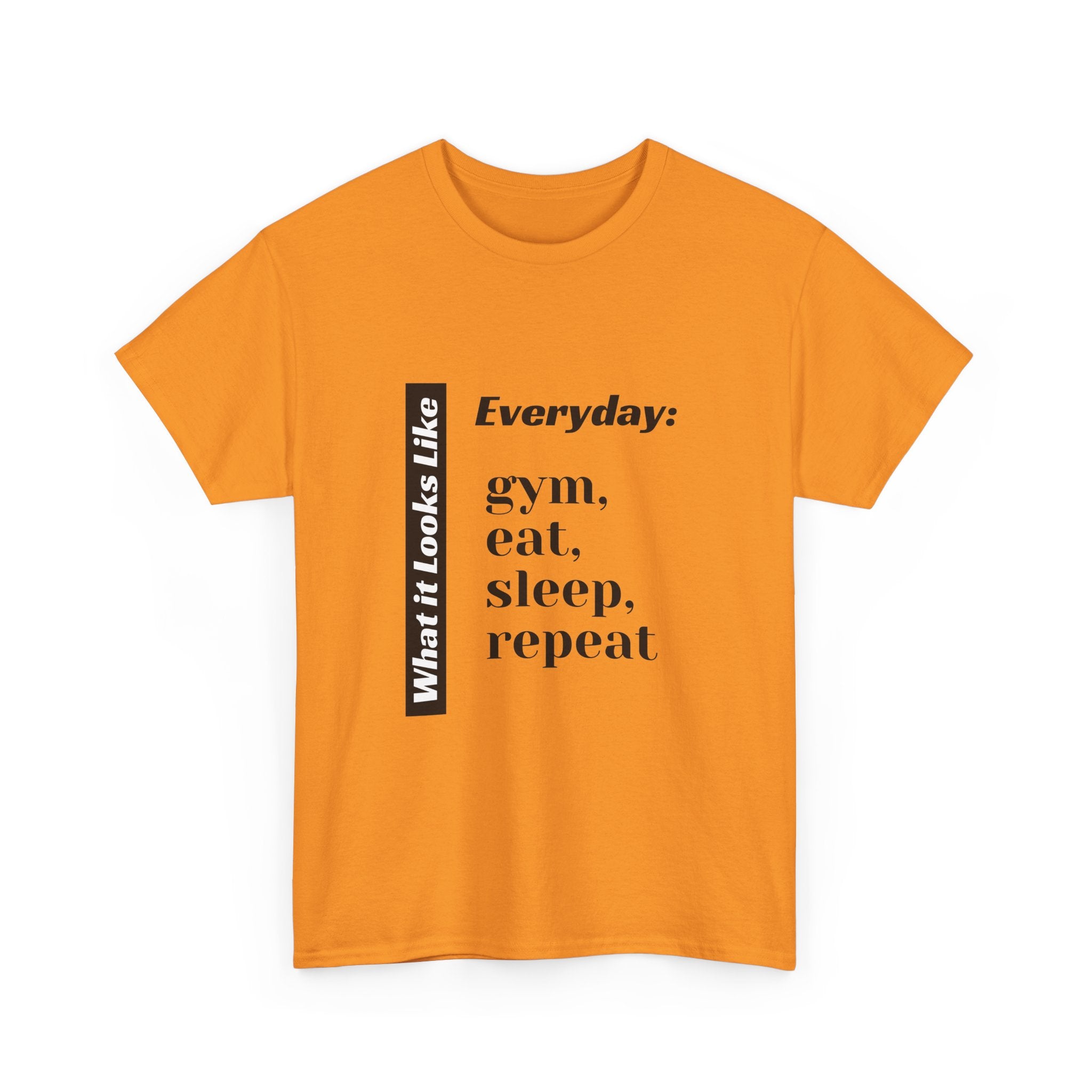 Gym Eat Sleep Repeat T-Shirt | Workout Quote Tee
